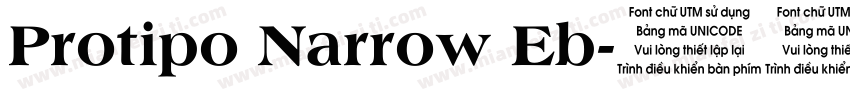 Protipo Narrow Eb字体转换